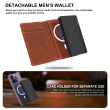 Cargar imagen en el visor de la galería, TOYFID Aluminum Alloy Wallet With Genuine Leather Cover Men's Billfolds-2