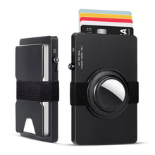 Cargar imagen en el visor de la galería, TOYFID All-Aluminum Pop Up Slide Rfid Slim Card Holder Wallet With Airtag Holder-0