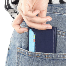 Cargar imagen en el visor de la galería, TOYFID Wallet With PU Leather Cover,Aluminum Alloy Pop Up Wallet Holder Card-3
