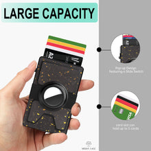 Cargar imagen en el visor de la galería, TOYFID Best Mens Forged Carbon Fiber Wallet with Airtag Holder &amp; Expansion Board-0
