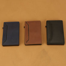 Cargar imagen en el visor de la galería, TOYFID Wallet With PU Leather Cover,Aluminum Alloy Pop Up Wallet Holder Card-5

